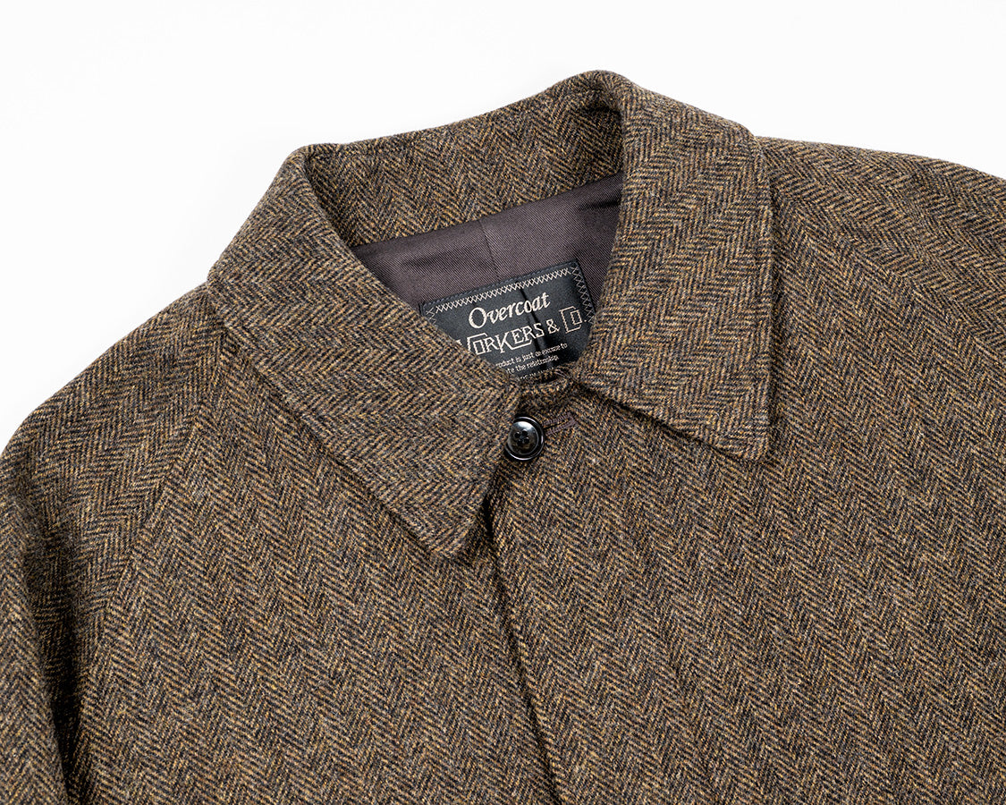 Bal Collar Coat, Ichinomiya Tweed
