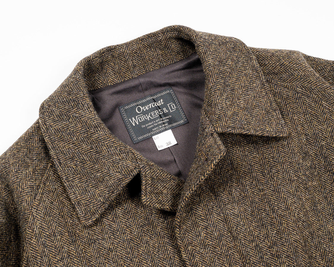 Bal Collar Coat, Ichinomiya Tweed