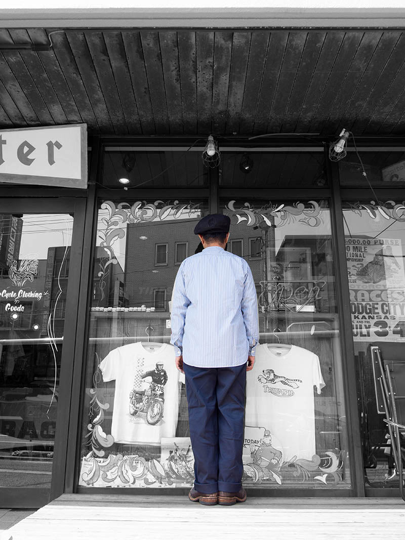 Classic Trousers -Navy-