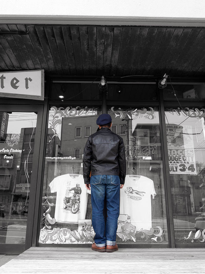ACV-WX06 WAXED COTTON HARRINGTON JACKET