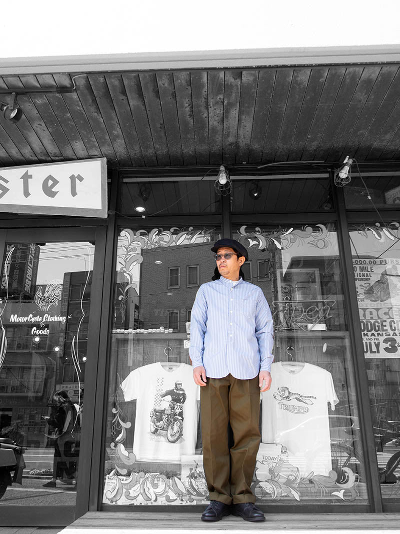 BAND COLLAR SHIRTS