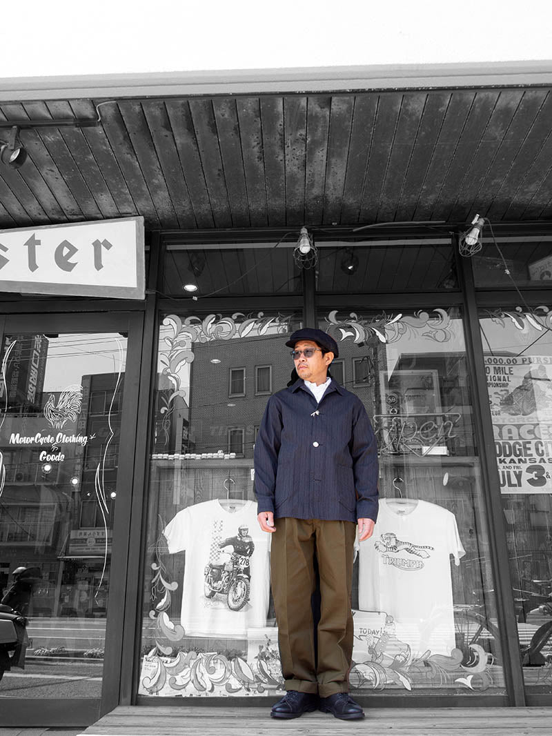 Detroit Stripe Chore Jacket