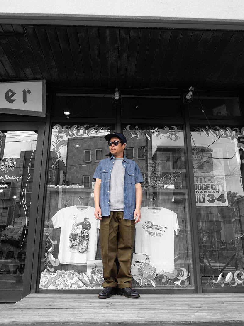 Harvest S/S Shirt -Indigo-