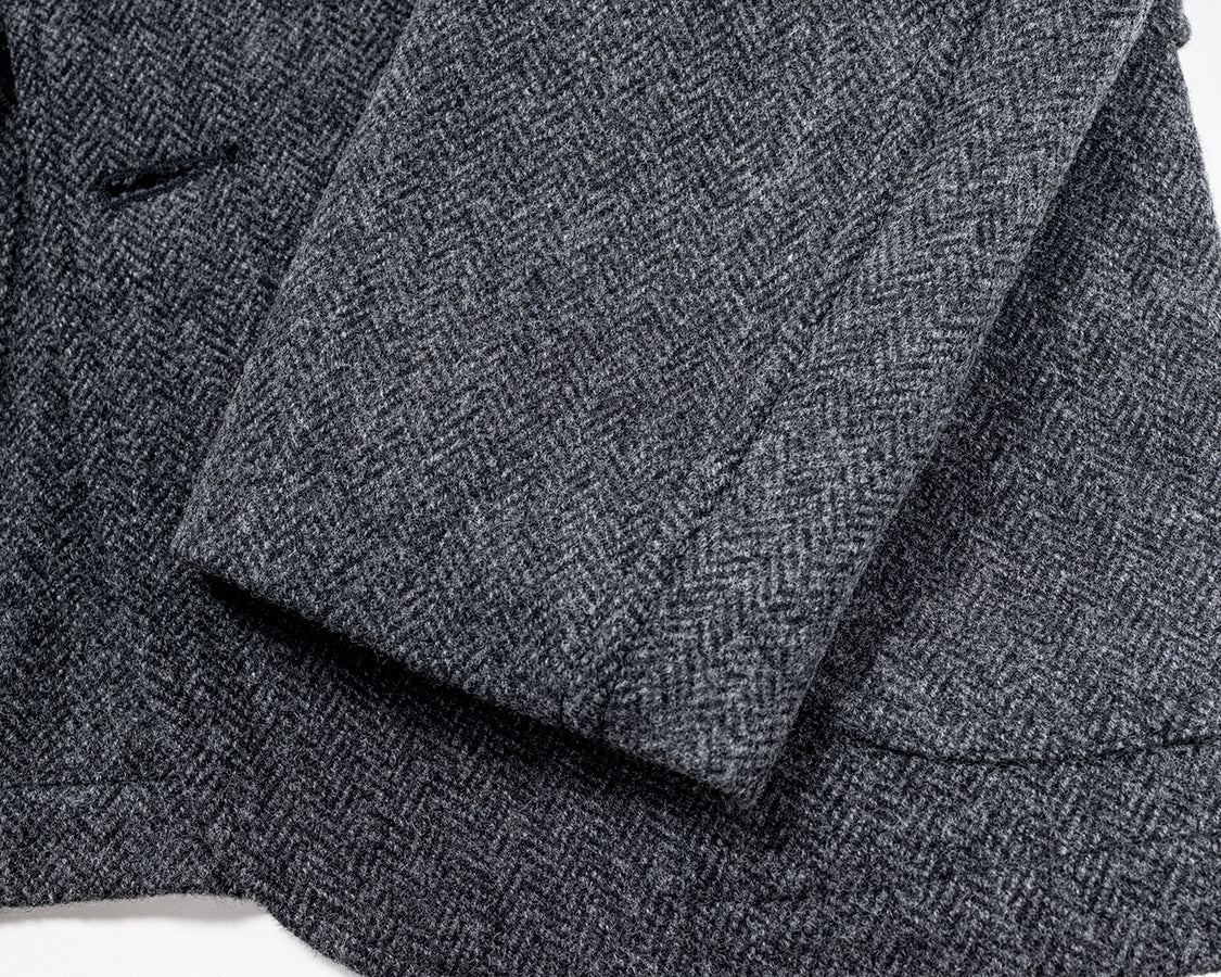 Lounge Jacket, Wool Cotton Tweed