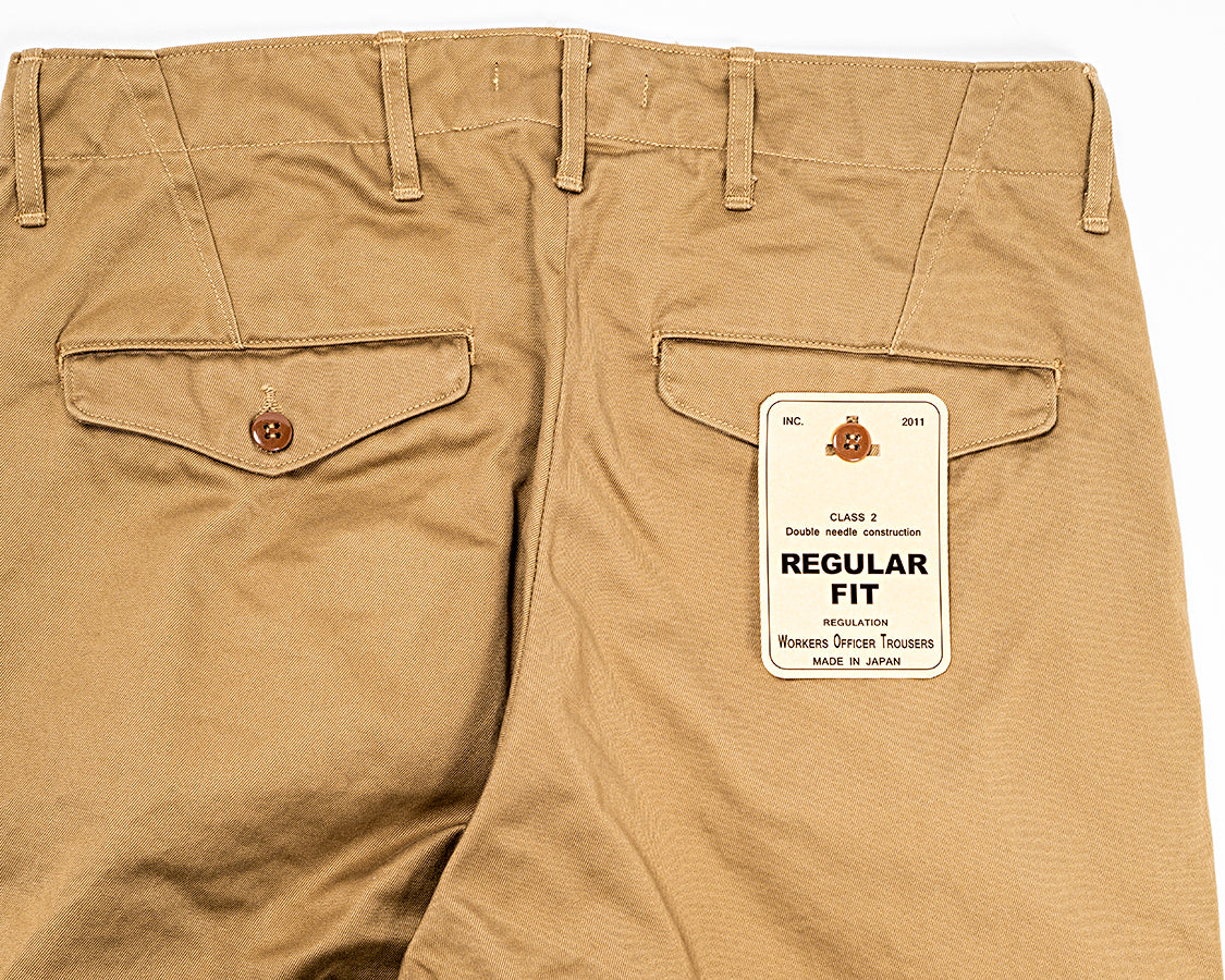 Officer Trousers Regular Type2, USMC Khaki