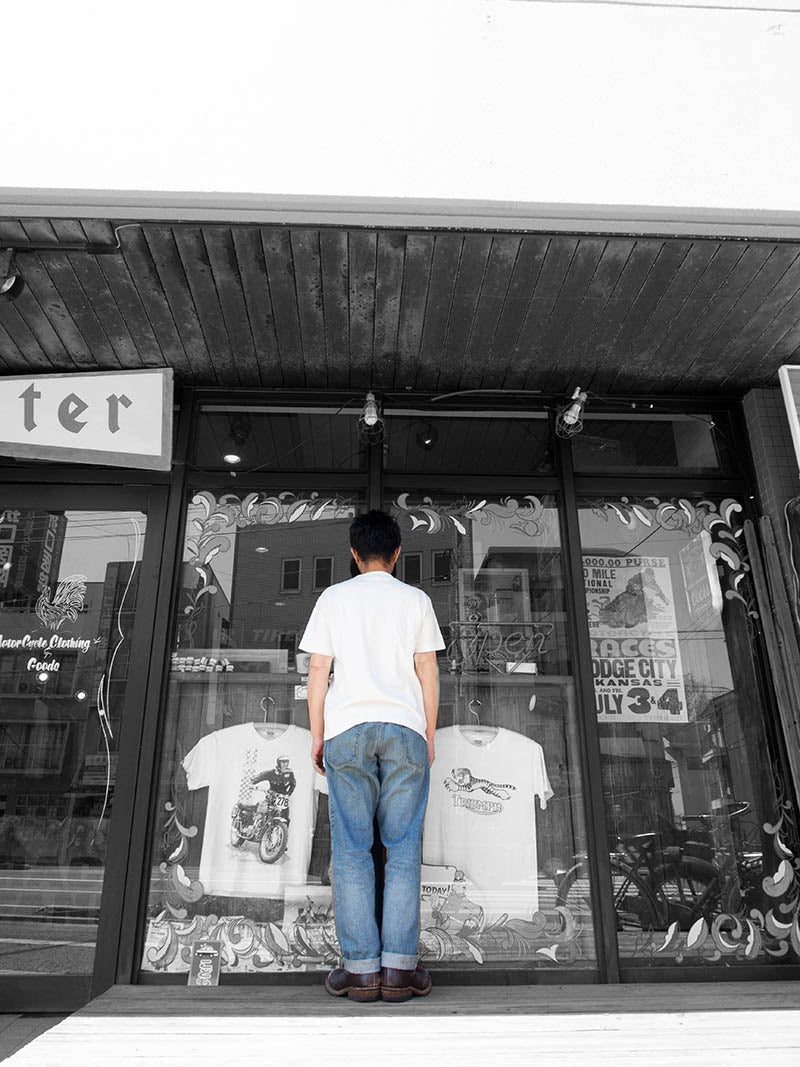 "TURI-AMI" Crew Target Mark S/S Tee