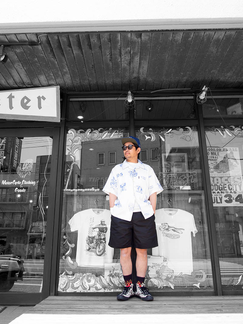 POOLSIDE SHIRT S/S -Tattoo-
