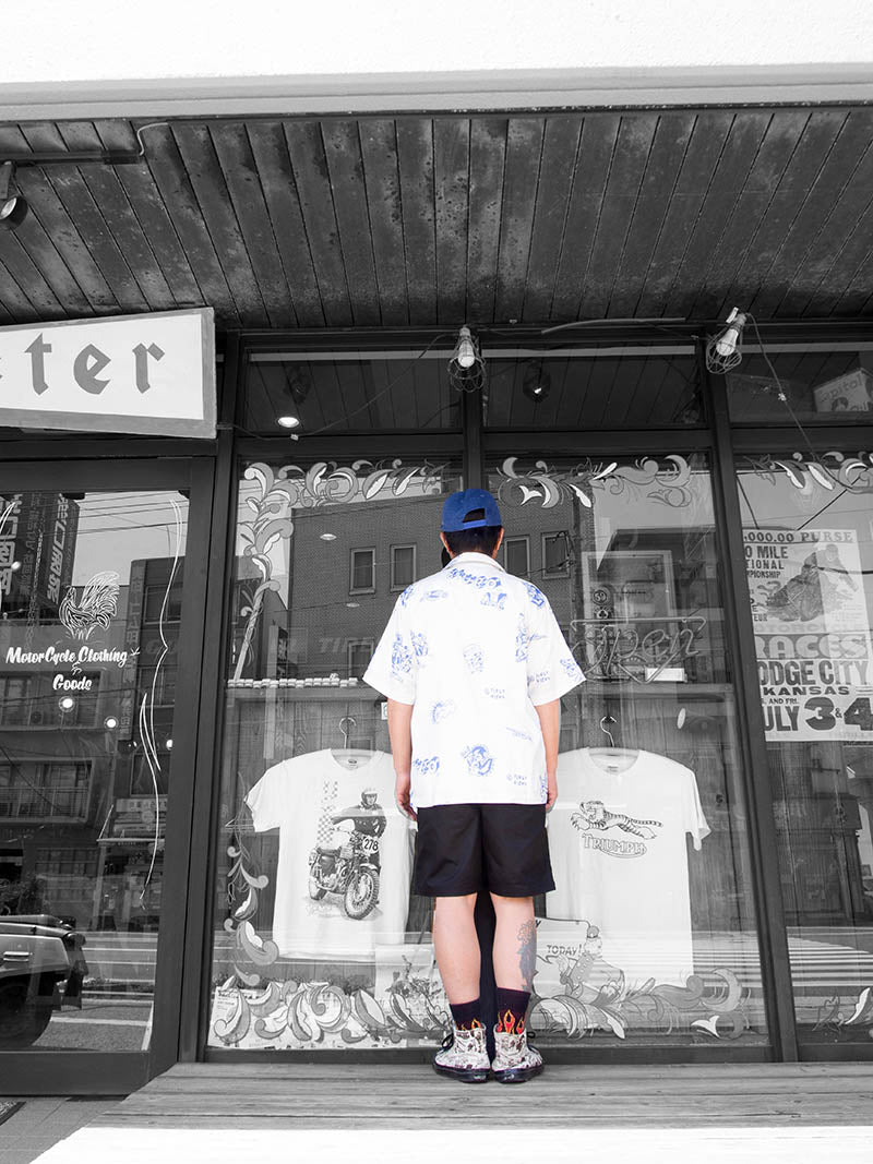 POOLSIDE SHIRT S/S -Tattoo-