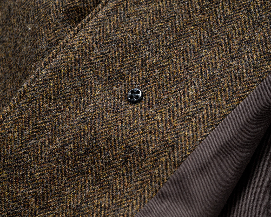 Bal Collar Coat, Ichinomiya Tweed