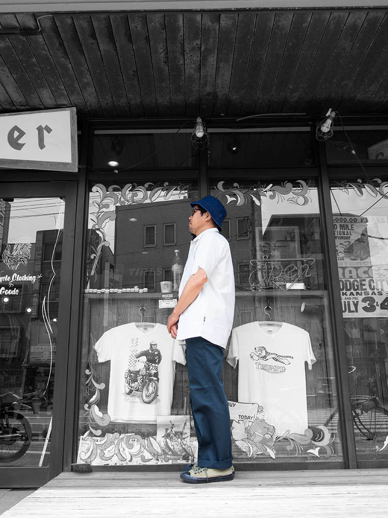 STANDARD STRIPE WORK SHIRT S/S