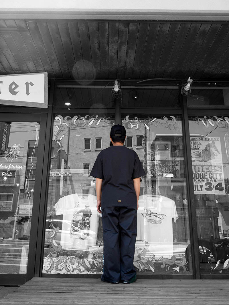 "DOGTOWN x BLUCO" Crew Tee -One Point-