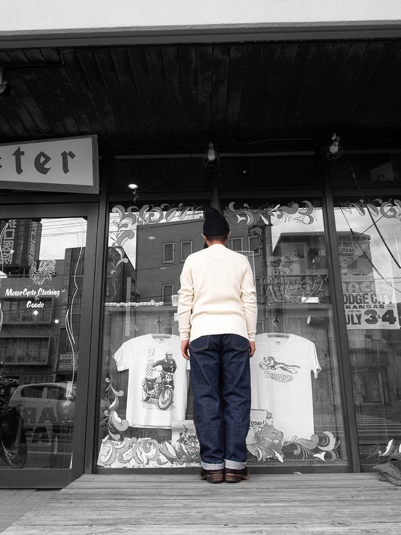 Heavy Waffle Mil Henley L/S Tee
