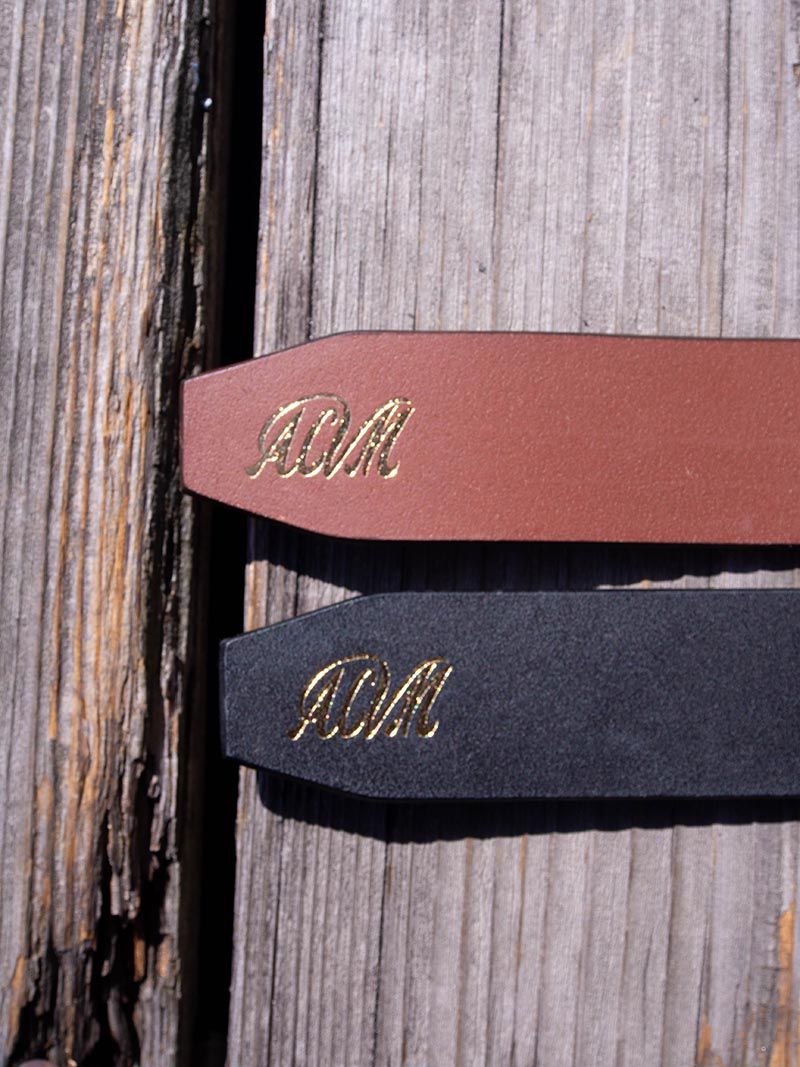 ACV-B02S UK BRIDLE LEATHER NARROW GARRISON BELT