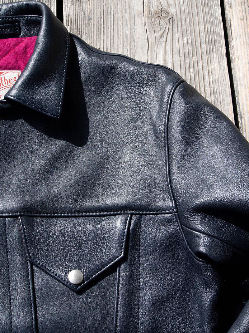 AD-08 SHEEPSKIN GRANADA JACKET -Dark Blue-