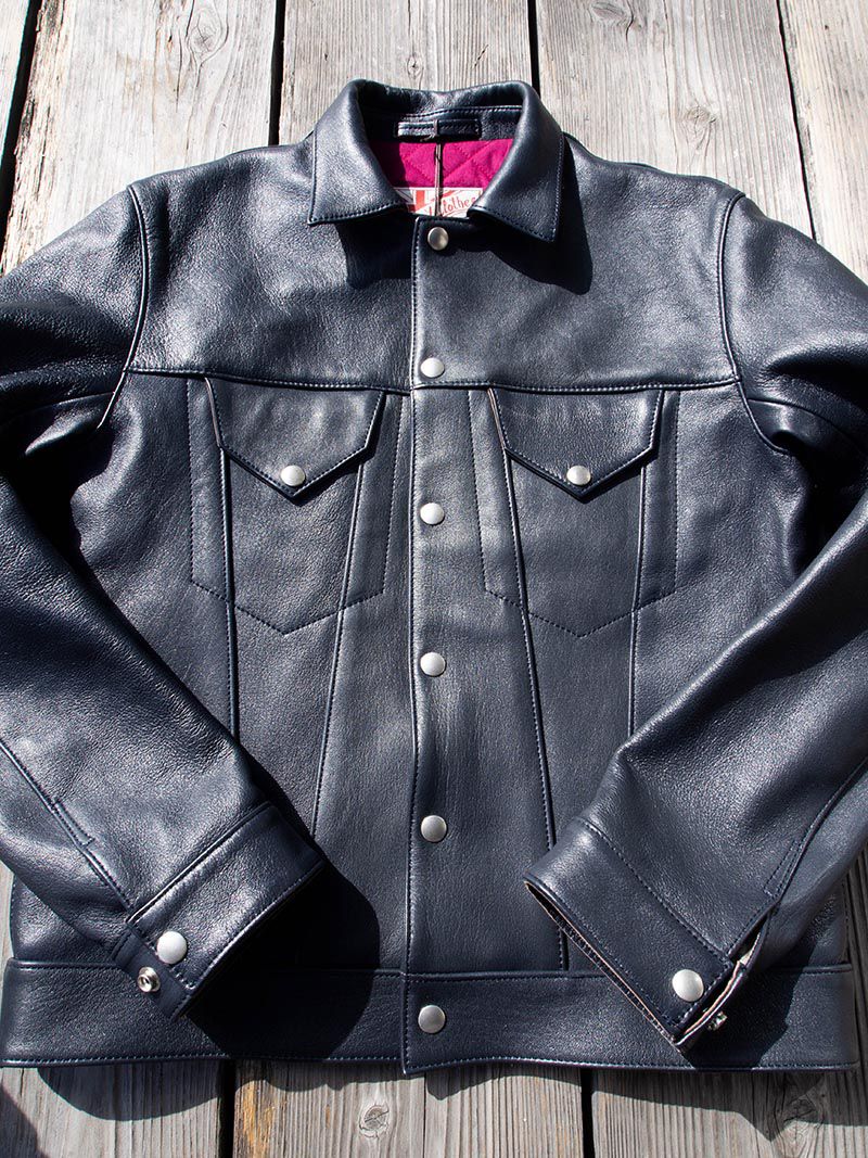 AD-08 SHEEPSKIN GRANADA JACKET -Dark Blue-