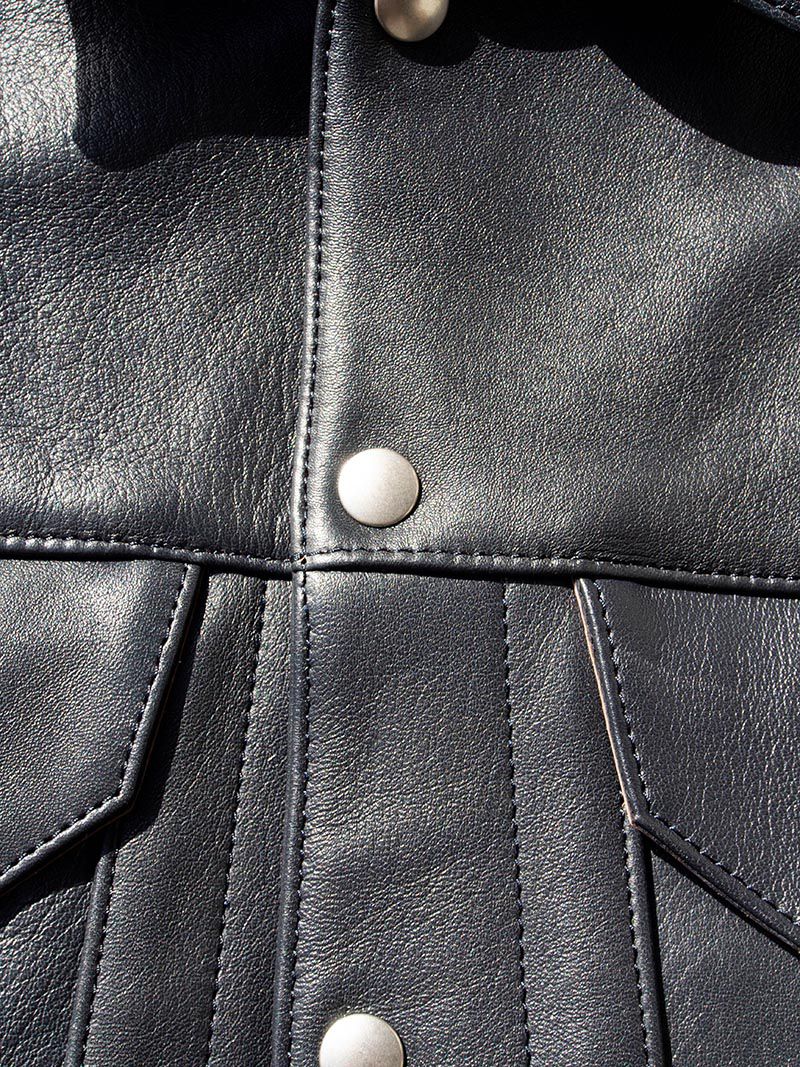 AD-08 SHEEPSKIN GRANADA JACKET -Dark Blue-