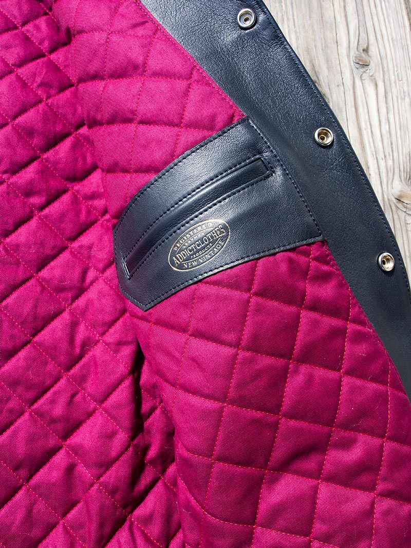 AD-08 SHEEPSKIN GRANADA JACKET -Dark Blue-