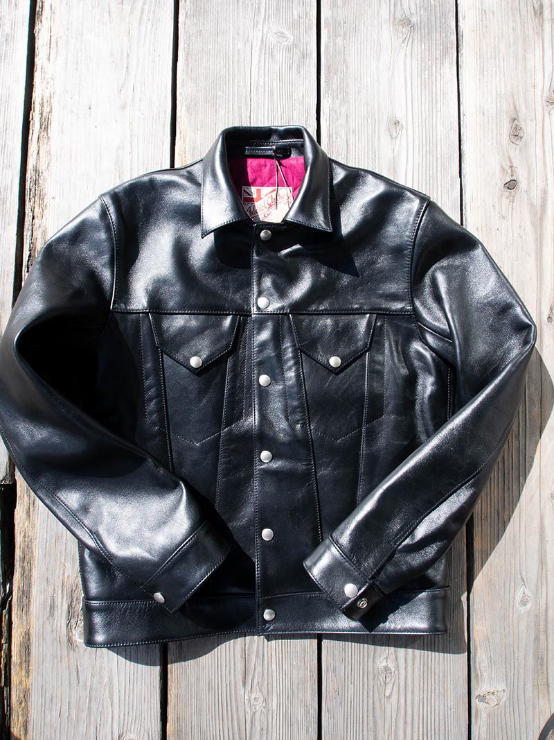 AD-08 HORSE-HIDE GRANADA JACKET -Black-