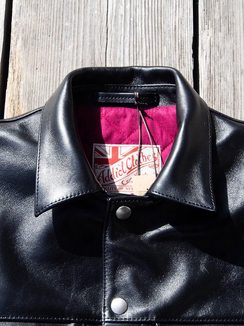 AD-08 HORSE-HIDE GRANADA JACKET -Black-