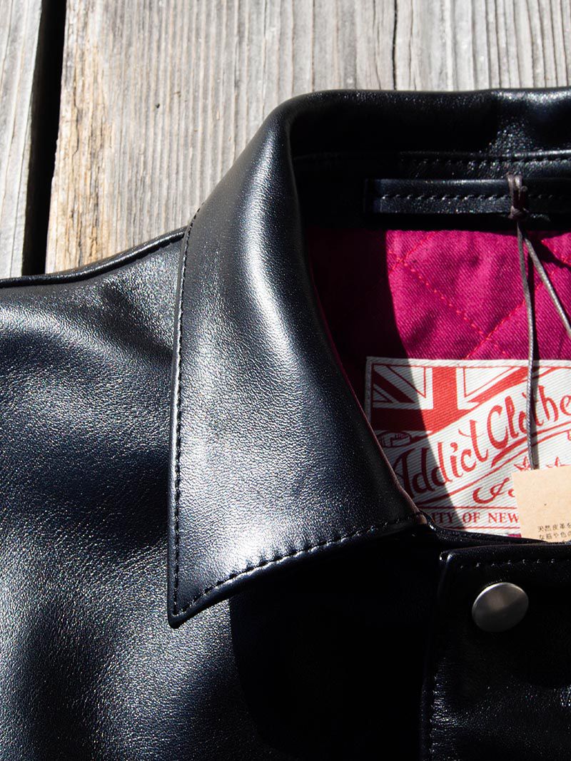 AD-08 HORSE-HIDE GRANADA JACKET -Black-