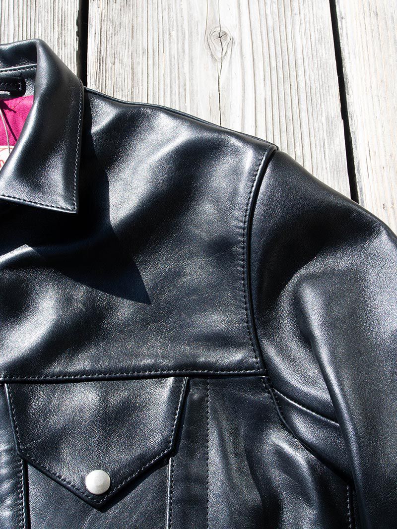 AD-08 HORSE-HIDE GRANADA JACKET -Black-