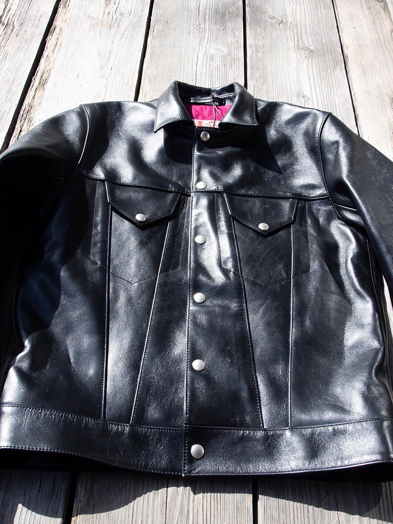 AD-08 HORSE-HIDE GRANADA JACKET -Black-
