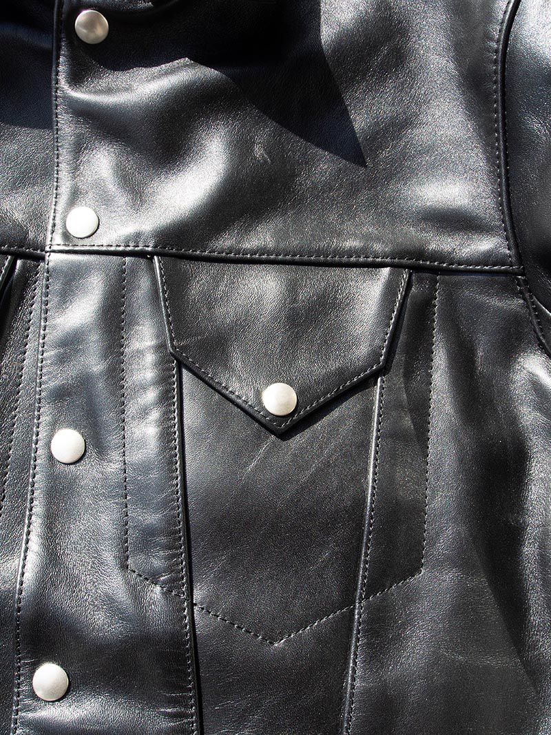AD-08 HORSE-HIDE GRANADA JACKET -Black-