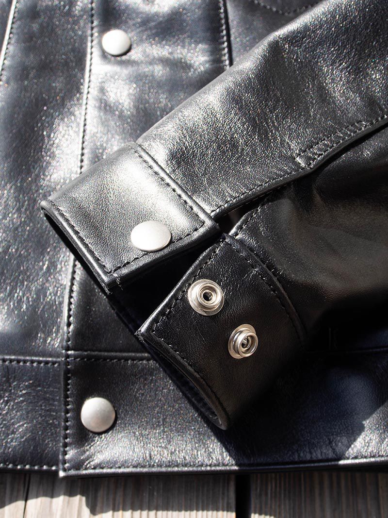 AD-08 HORSE-HIDE GRANADA JACKET -Black-