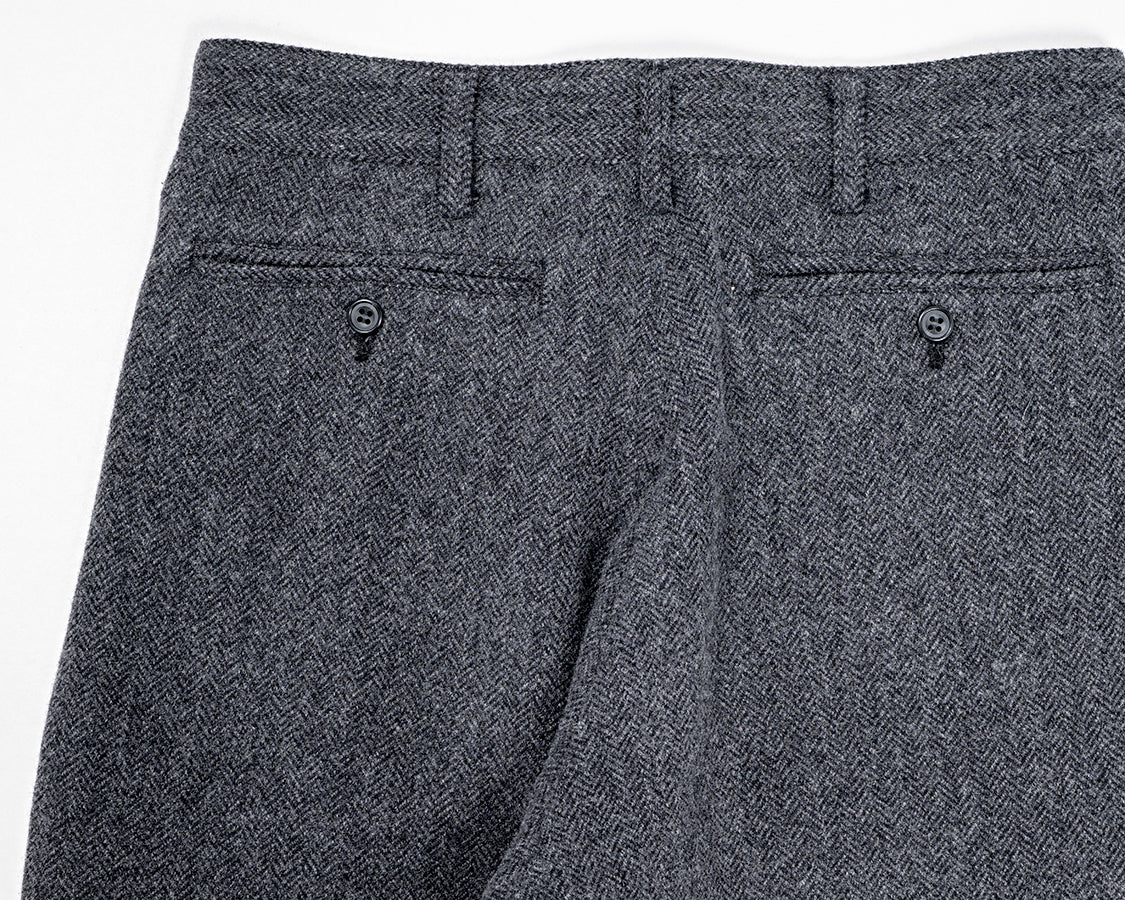 WORKERS Trousers, Wool Cotton Tweed