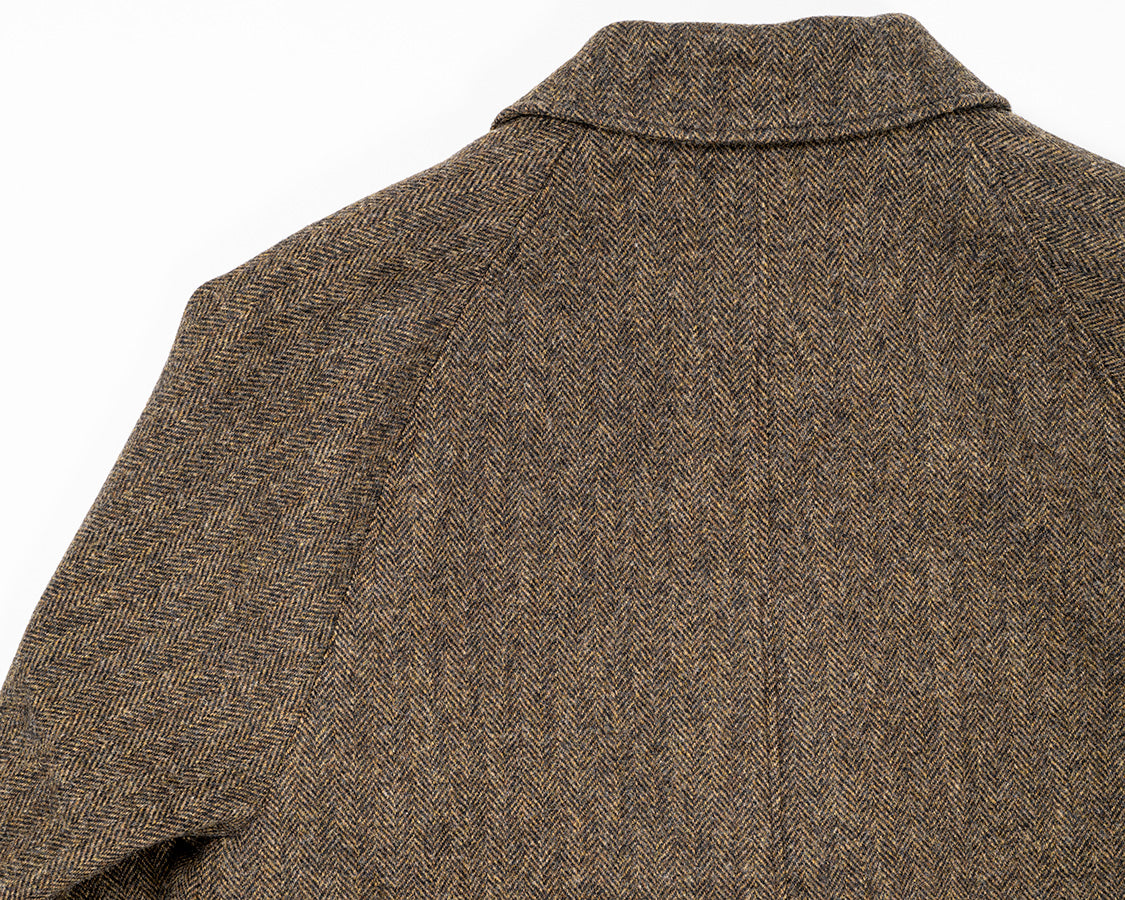 Bal Collar Coat, Ichinomiya Tweed