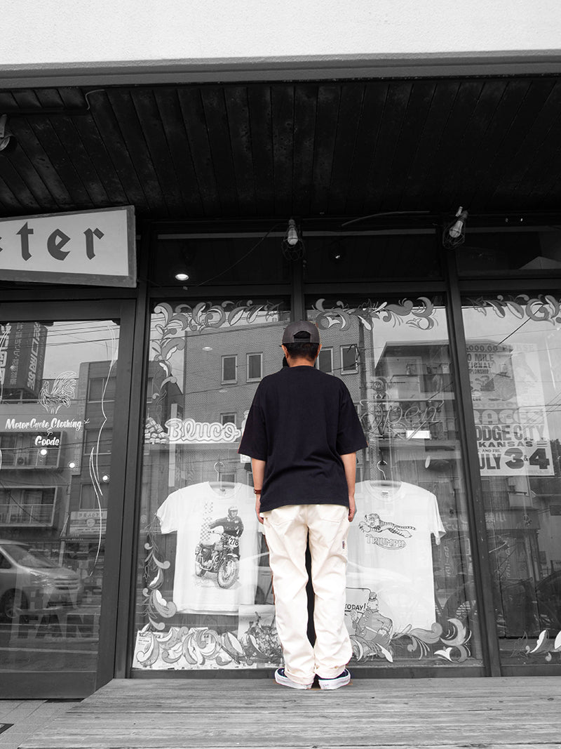 RAMEN&DESTROY×BLUCO Pigment Over Tee