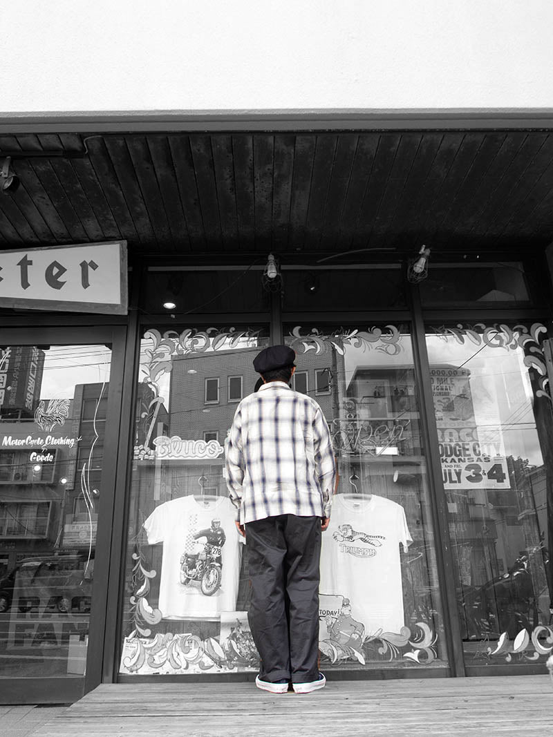 Ombre Check L/S Shirts