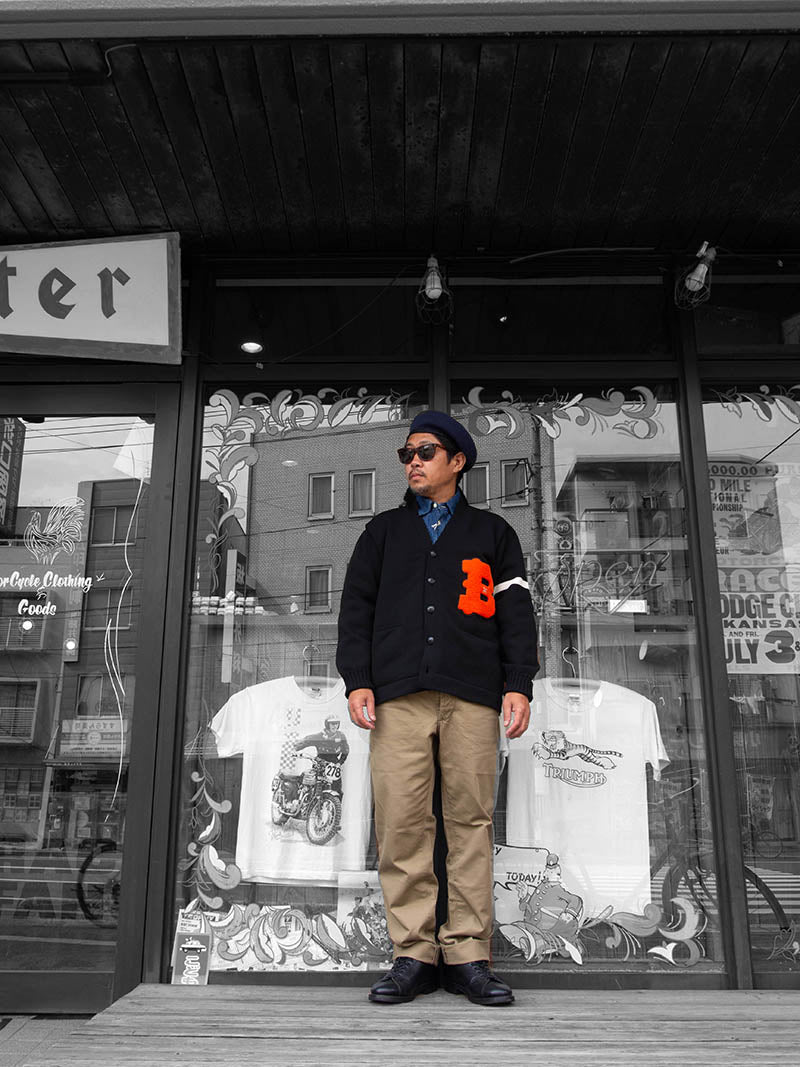 Lettered Cardigan