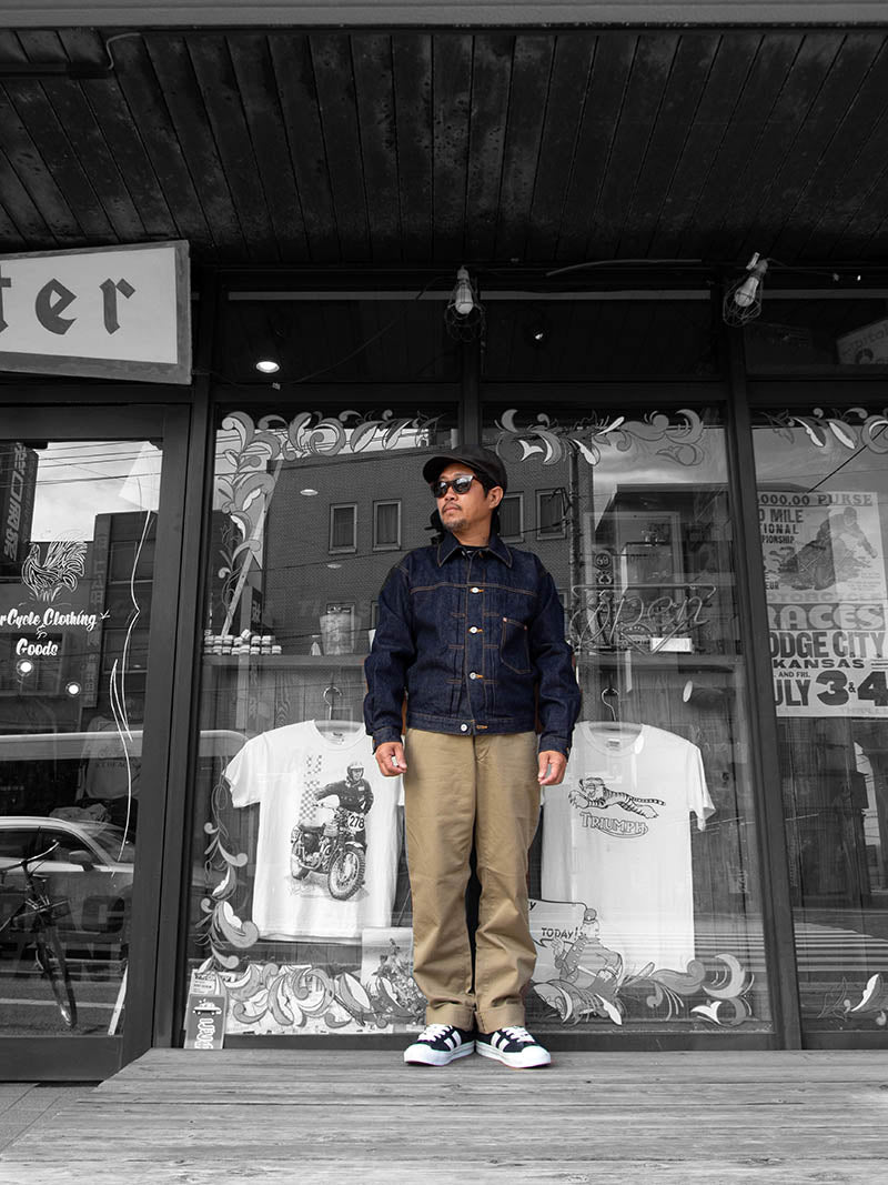 Cotton Relax L/S Border Tee