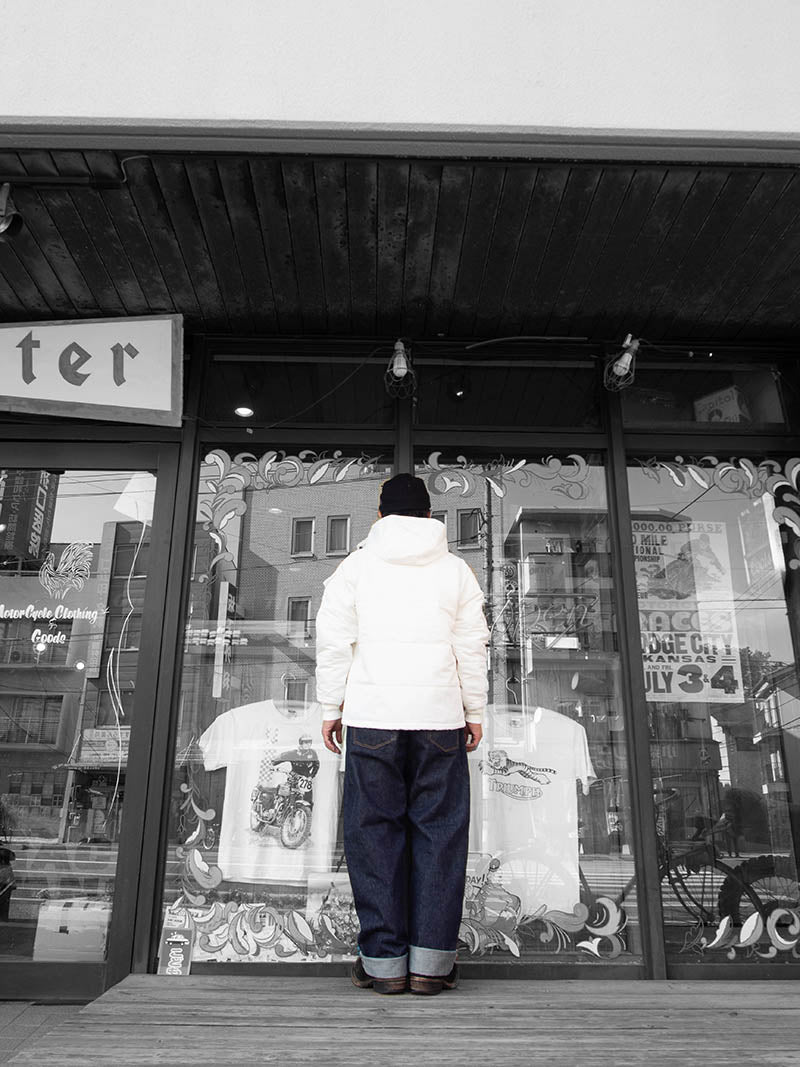 HOODED RACING JACKET