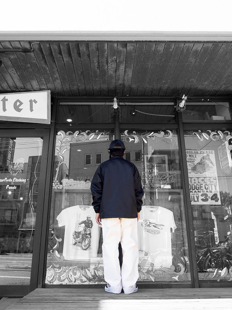 Cotton Duck Work Pants -Ecru-