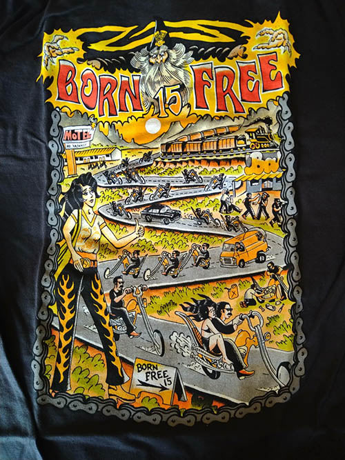 BORN FREE 15th Official Tee