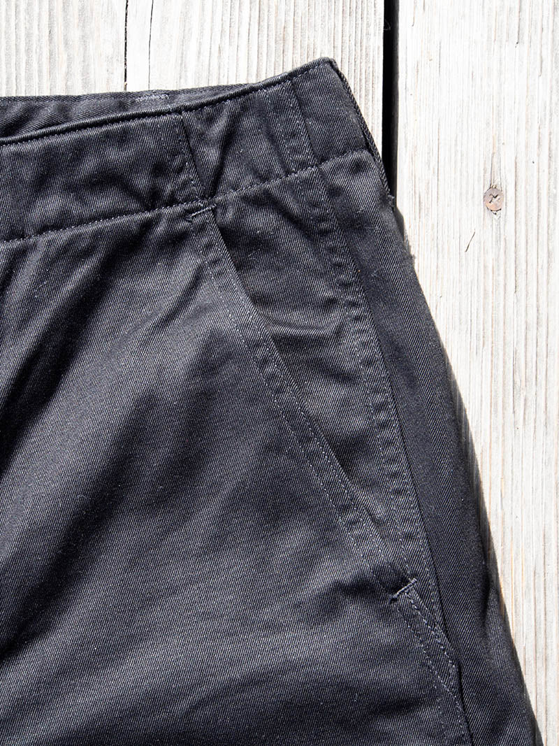 Officer Trousers, Regular Fit, Type 2, Black Chino
