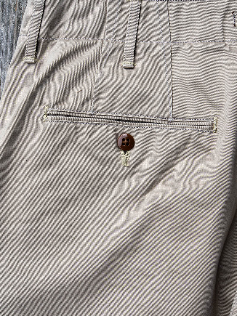 Officer Trousers, Regular Fit, Type 2, Greige Chino