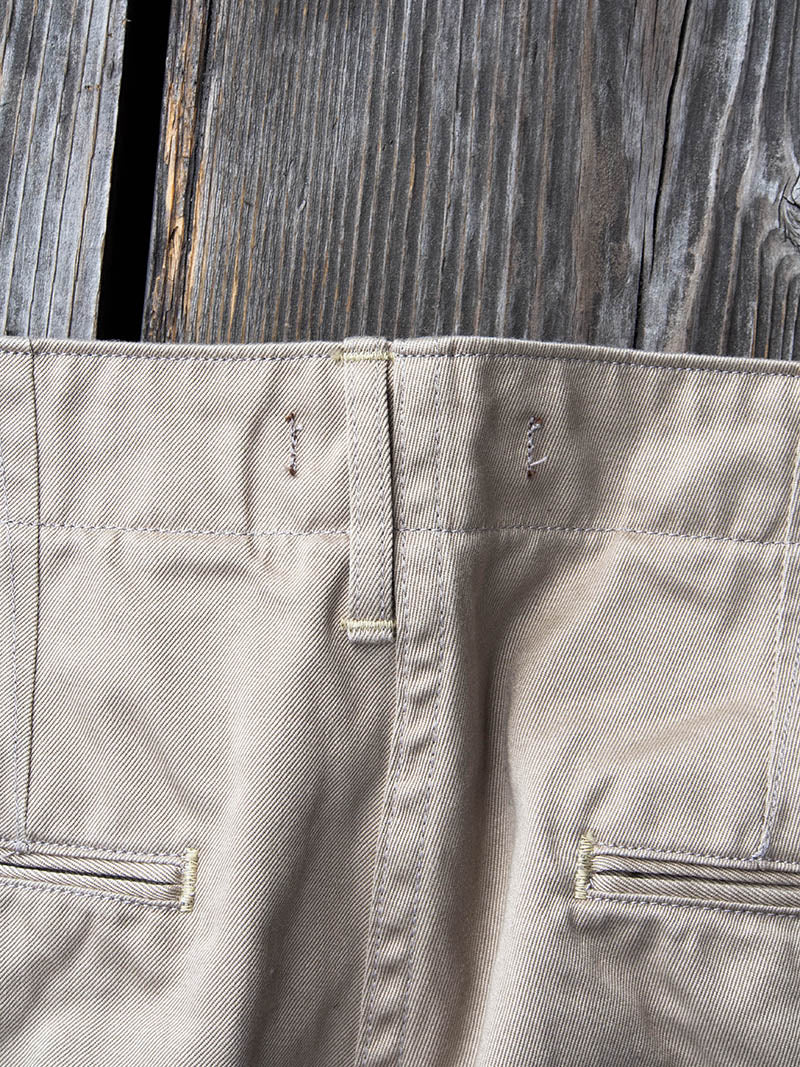 Officer Trousers, Regular Fit, Type 2, Greige Chino