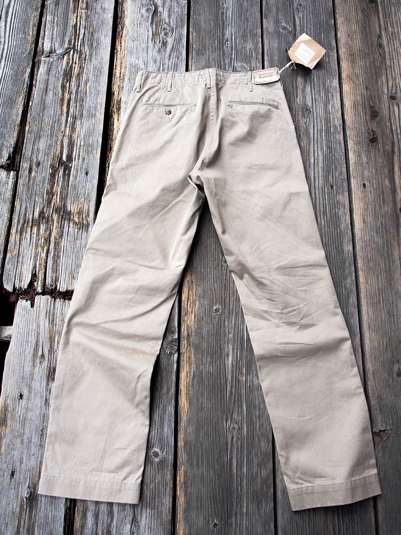 Officer Trousers, Regular Fit, Type 2, Greige Chino