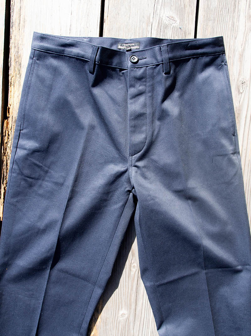 IVY PANTS, 8.2 oz Flat Chino, Navy