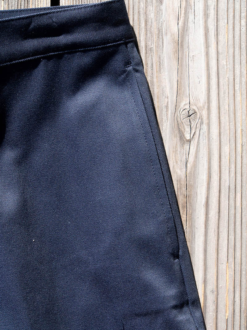IVY PANTS, 8.2 oz Flat Chino, Navy