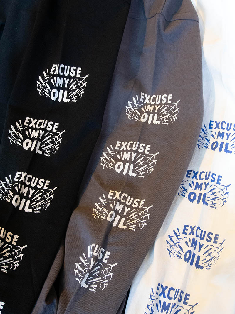 PRINT L/S TEE -Oil-