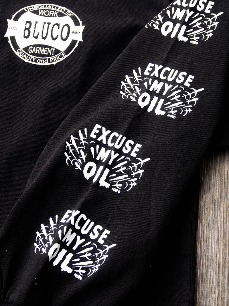 PRINT L/S TEE -Oil-