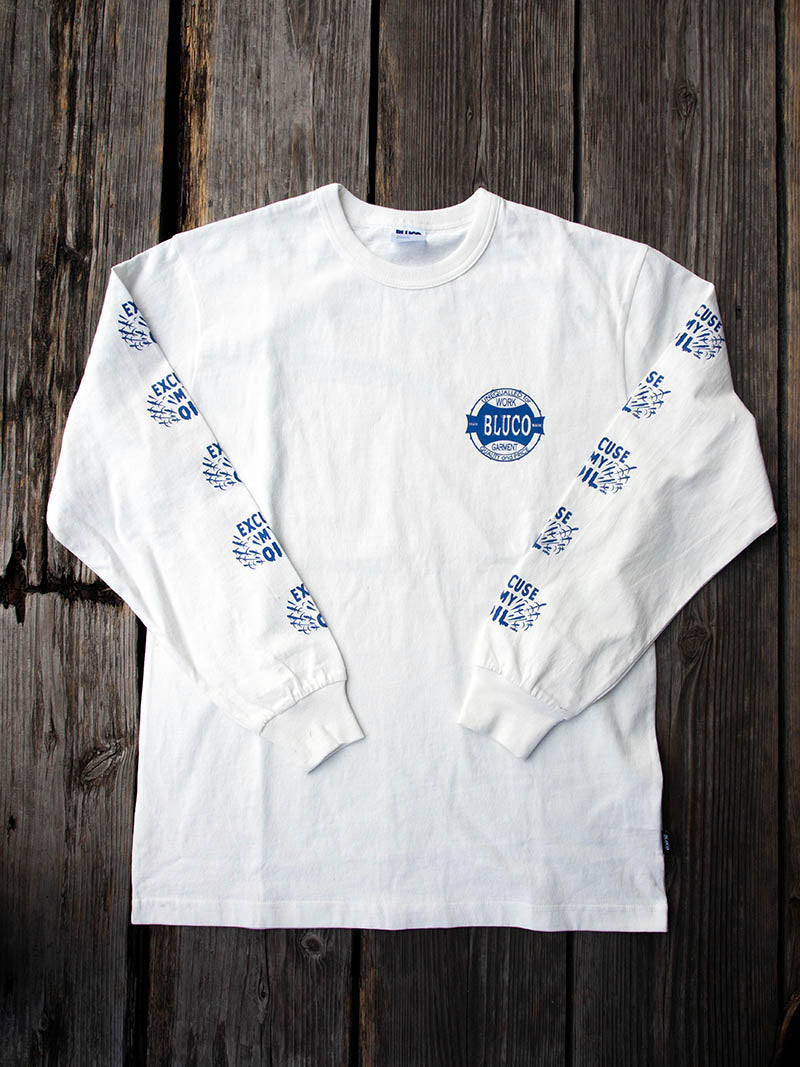 PRINT L/S TEE -Oil-