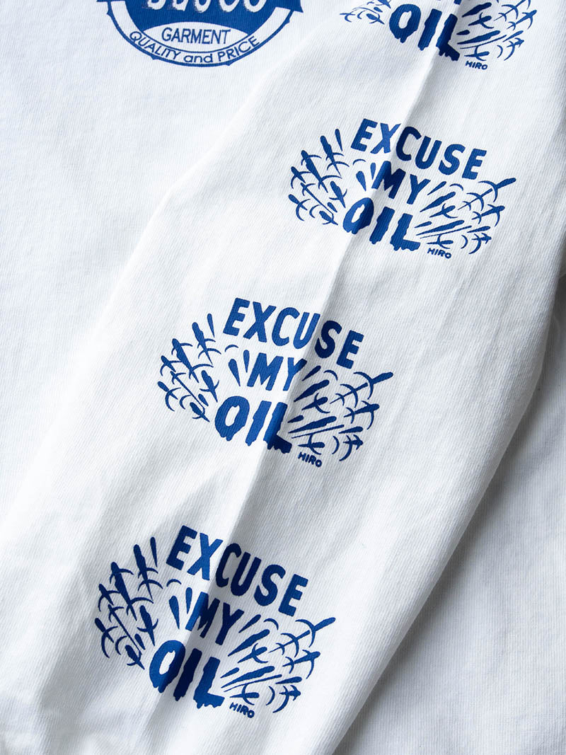 PRINT L/S TEE -Oil-