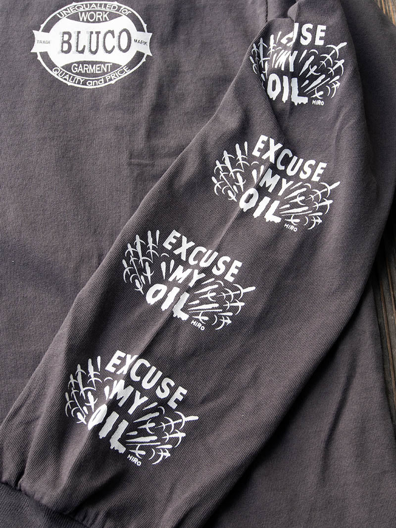 PRINT L/S TEE -Oil-