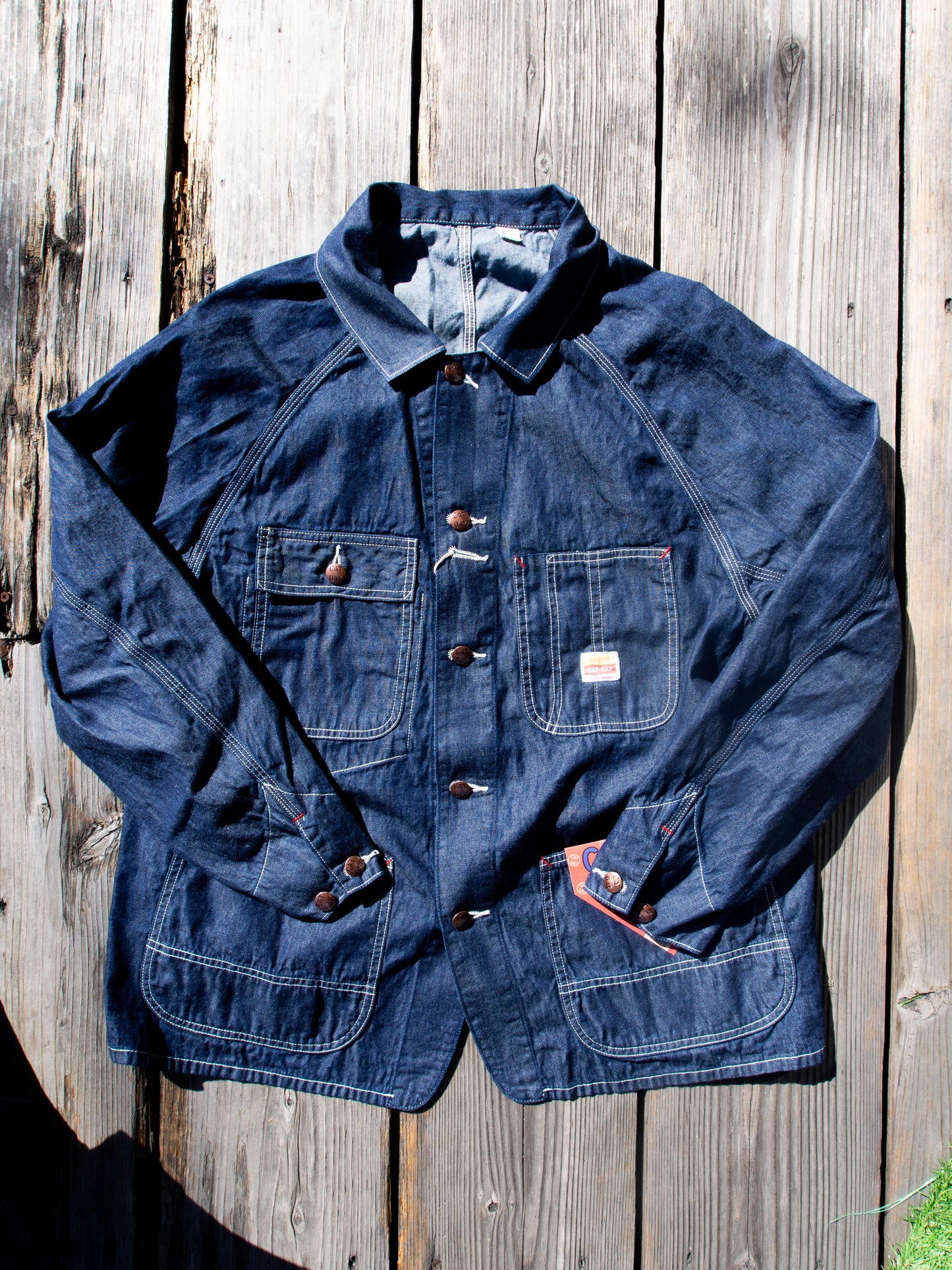 CAT DAY Coverall, 6oz Indigo Denim