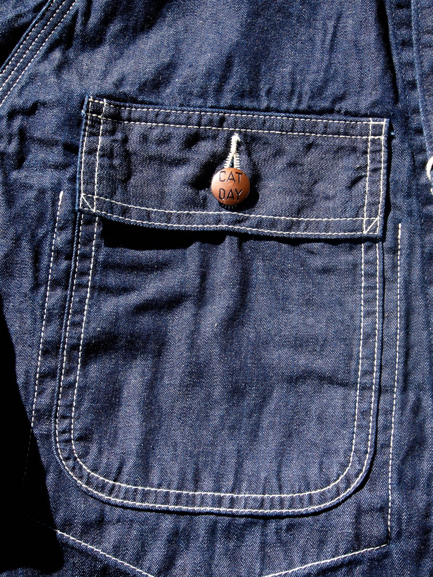 CAT DAY Coverall, 6oz Indigo Denim